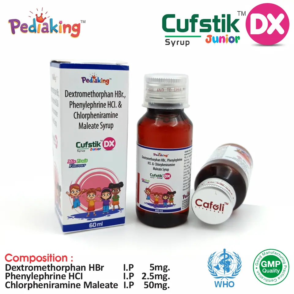 Phenylephrine 2.5 mg + Chlorpheniramine 1 mg + Dextromethorphan 5 mg Syrup PCD Franchise